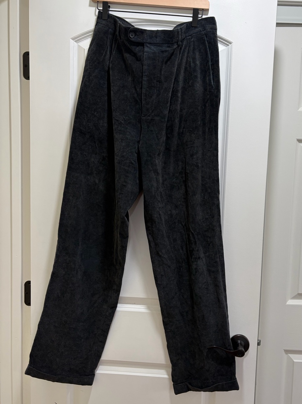 Milinea Italy 100% Cotton Cuffed Trousers Pants Size 35